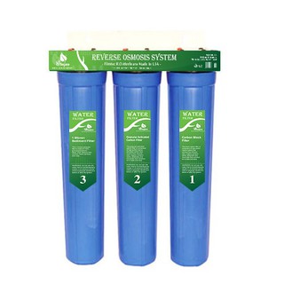 Bộ lọc nước sinh hoạt 3 cấp 20'' (Xanh dương) ren 27