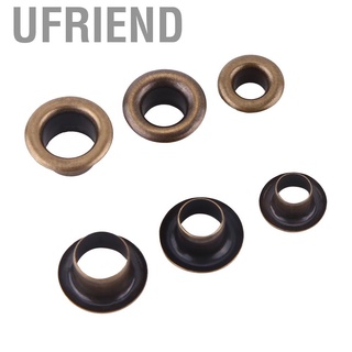 Set 100 vòng đệm nhỏ luồn dây cho đồ da bằng kim loại dùng may mặc thủ công DIY