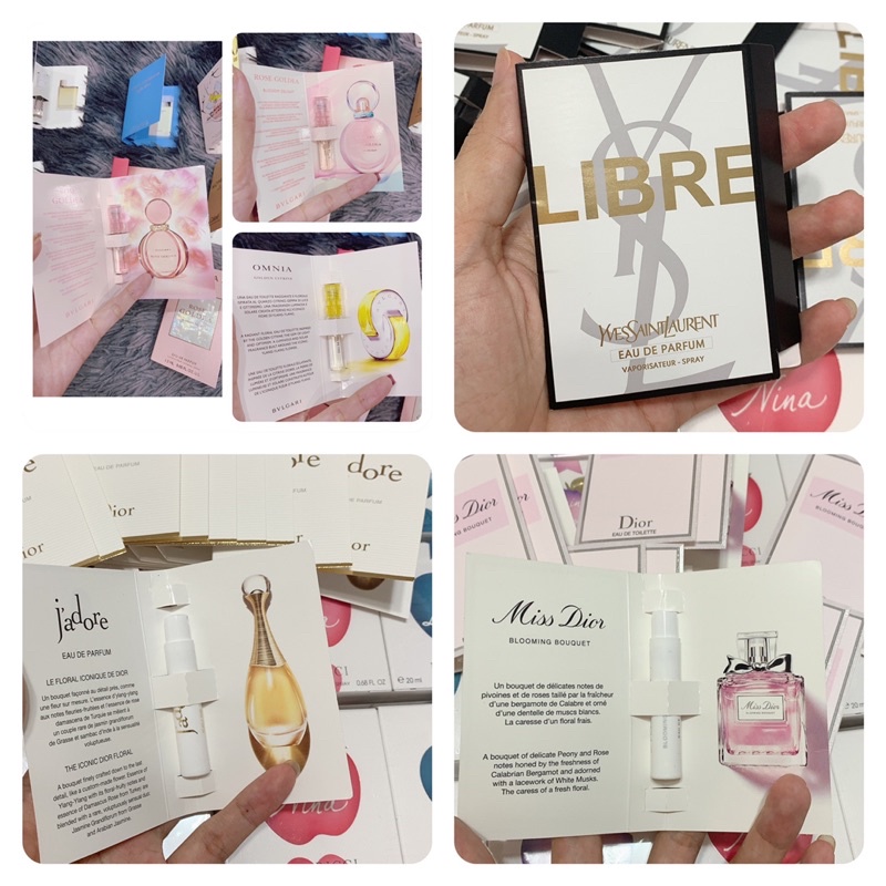 Combo 6 vial nước hoa