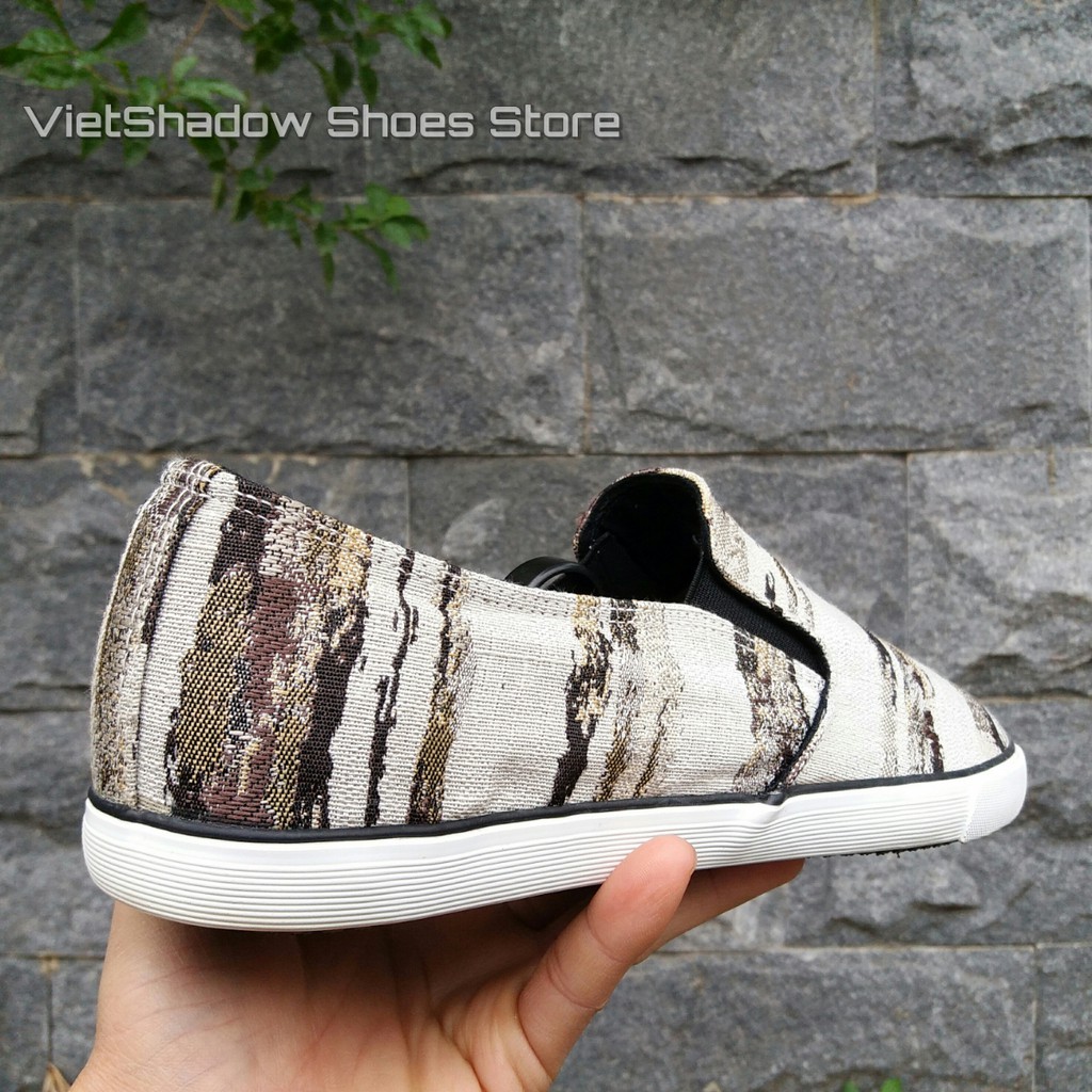Slip on | giày lười vải Leyo mã 7087-nâu | BigBuy360 - bigbuy360.vn