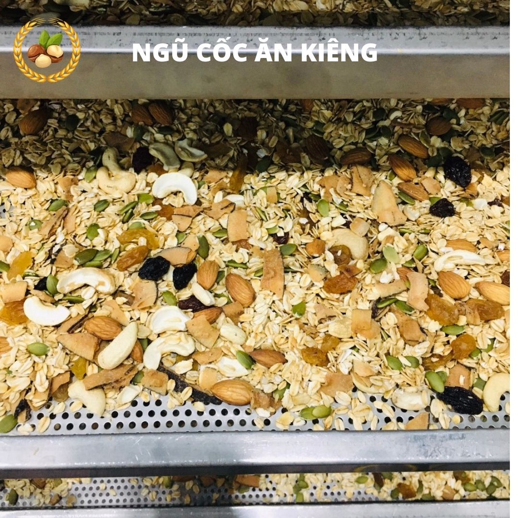 Granola ăn kiêng có hạt chia Úc, ngũ cốc giảm cân nhiều hạt - Ngũ cốc Granola quaker