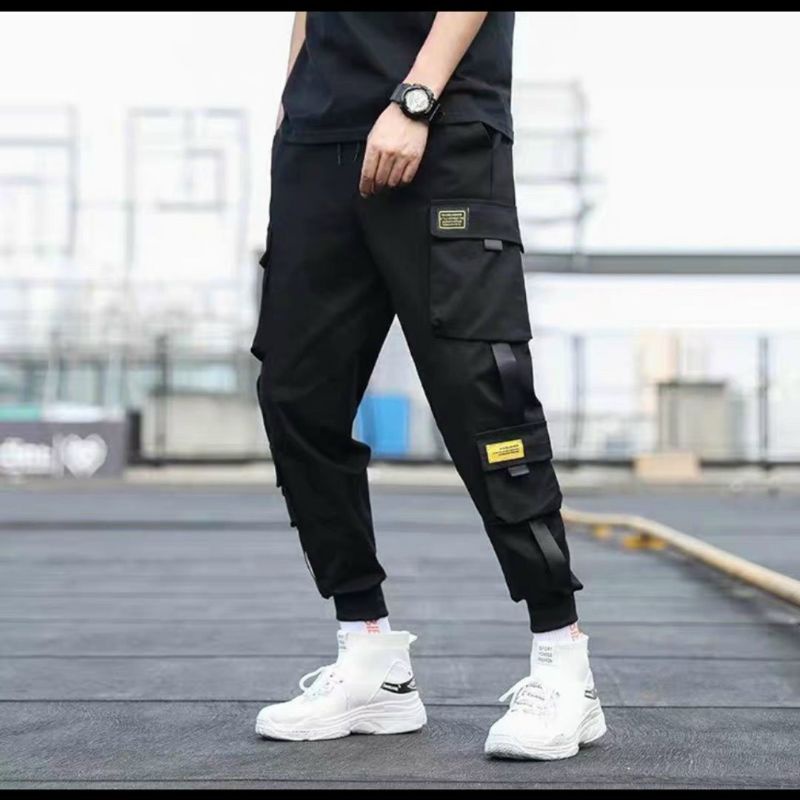 Quần jogger kaki nam kiểu túi hộp chất kaki dày dặn co giãn phong cách hàn kèm video
