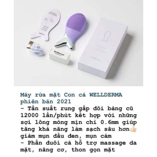 Máy rửa mặt con cá Wellderma mẫu mới