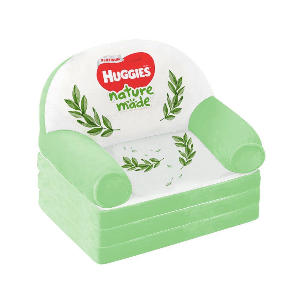 Giường kiêm ghế sofa ba tầng Huggies Nature Made