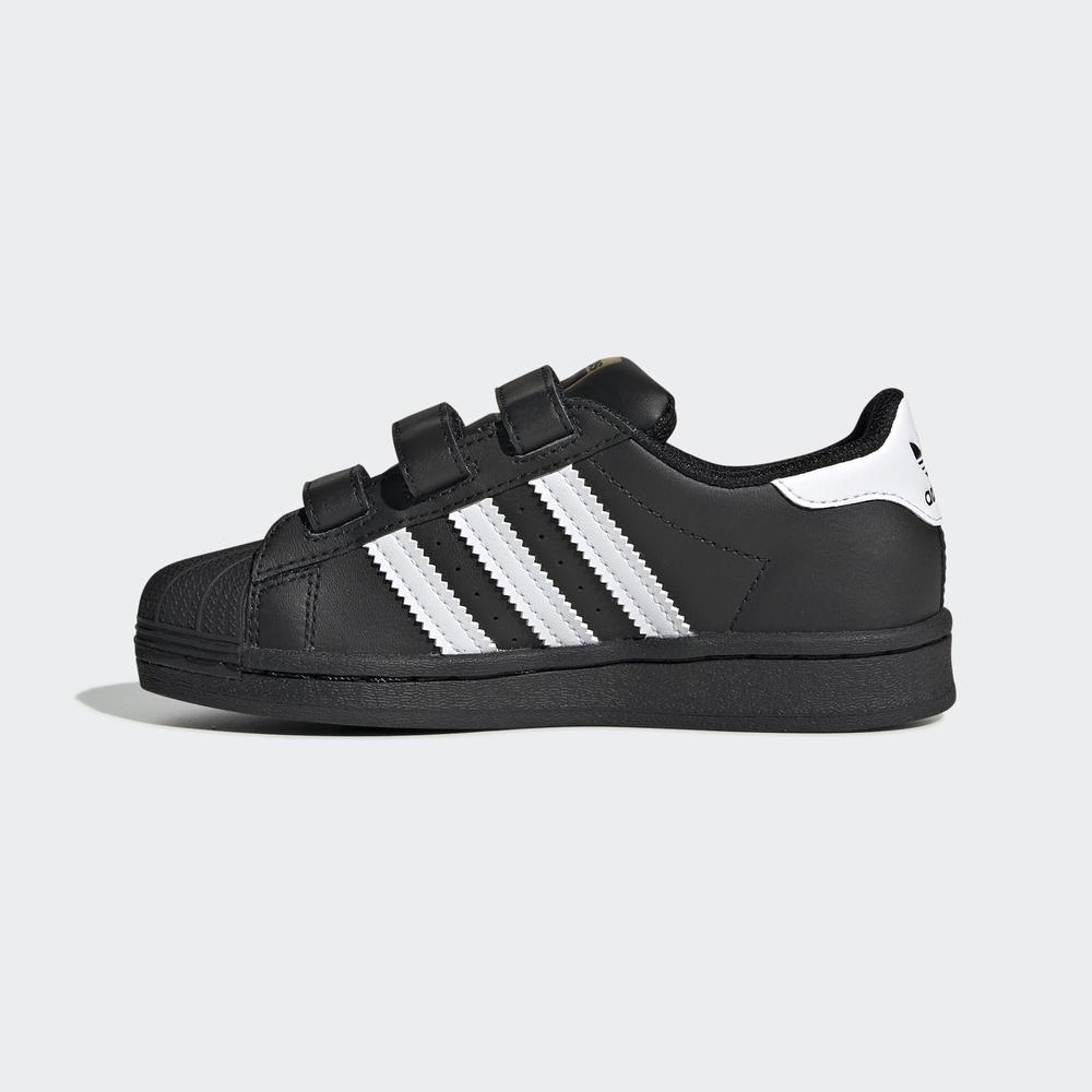 Giày adidas ORIGINALS Unisex trẻ em Giày Superstar Màu đen EF4840