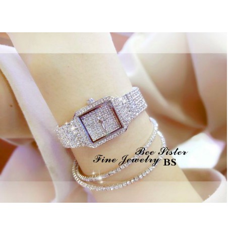 Đồng Hồ Nữ Bee Sister 0510 Mặt Vuông Chính Hãng