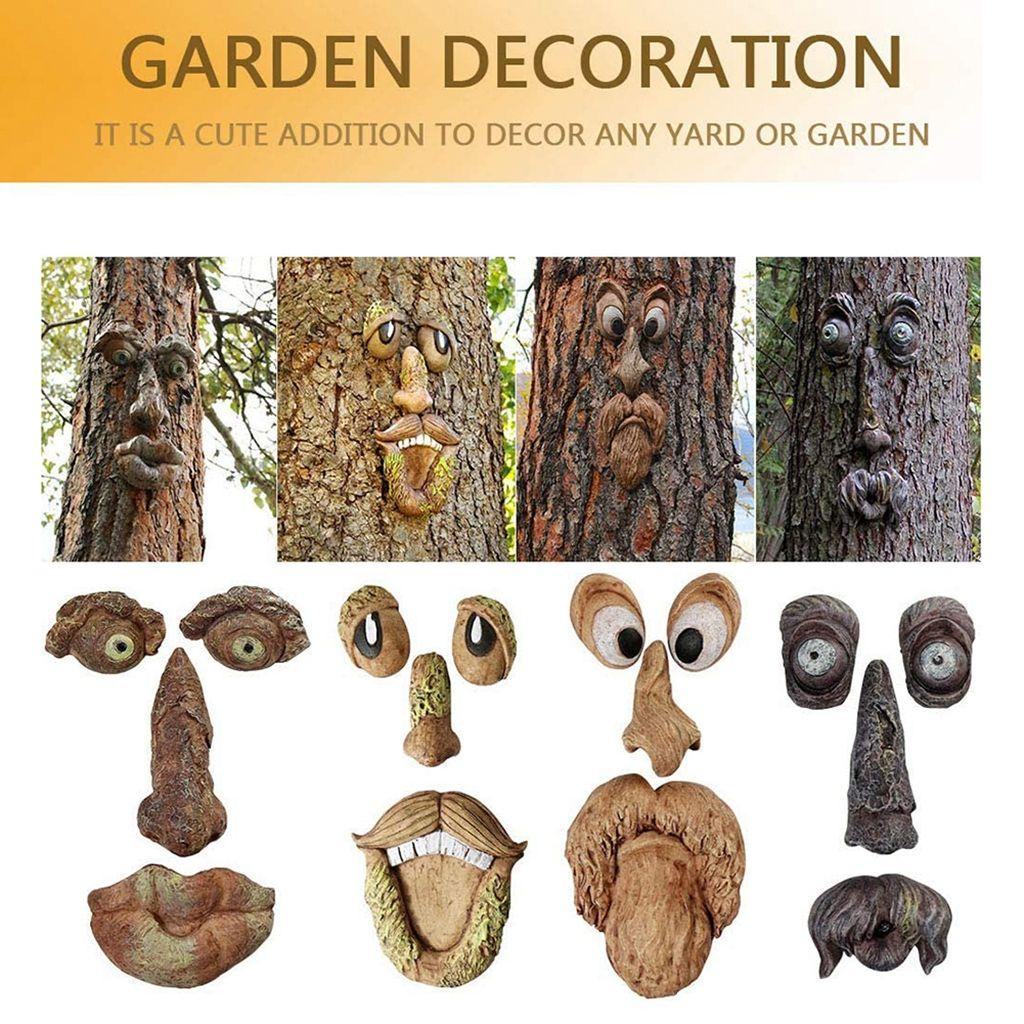 YIYU Phụ Kiện Trang Trí Cây Hình Ma Vui Nhộn Sáng Tạo DIY