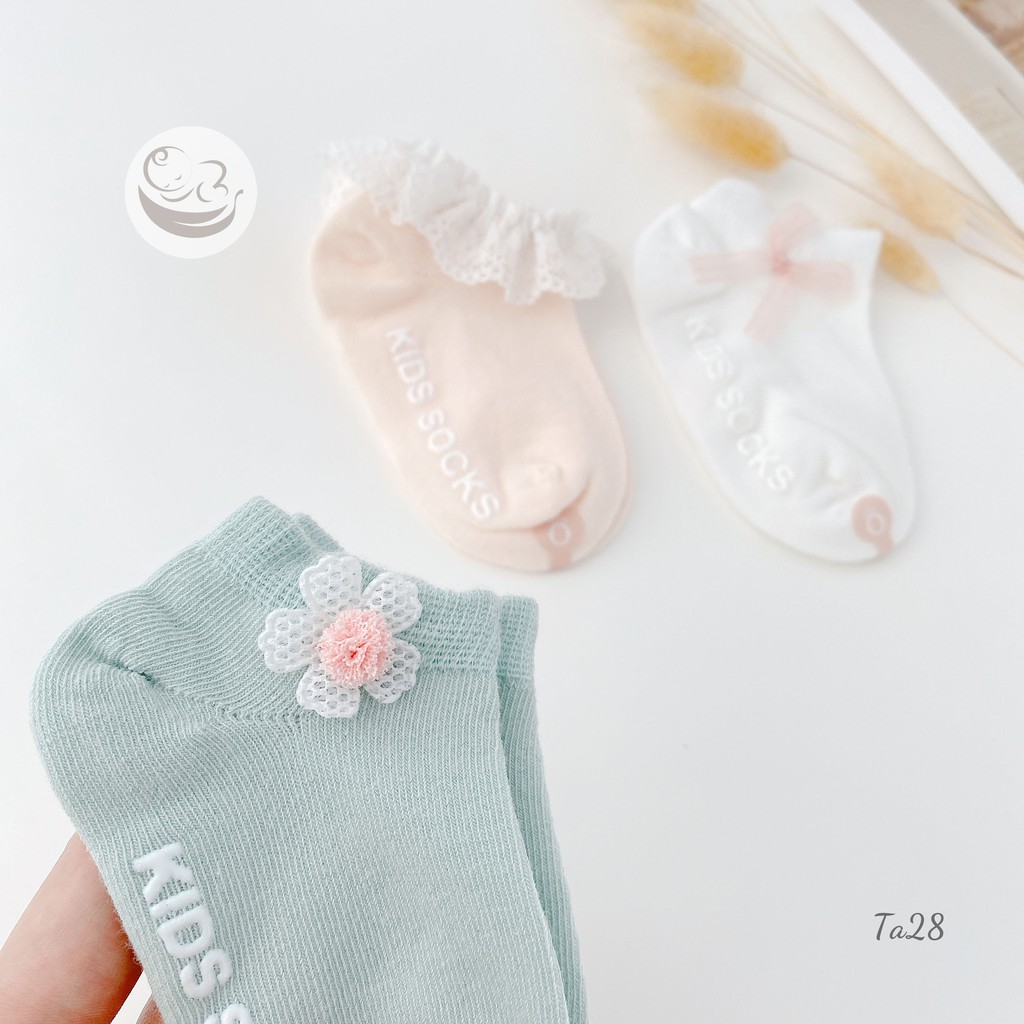 TA28 Set tất 3 đôi mêm mại êm ái cho bé của Mama Ơi-Thời trang cho bé