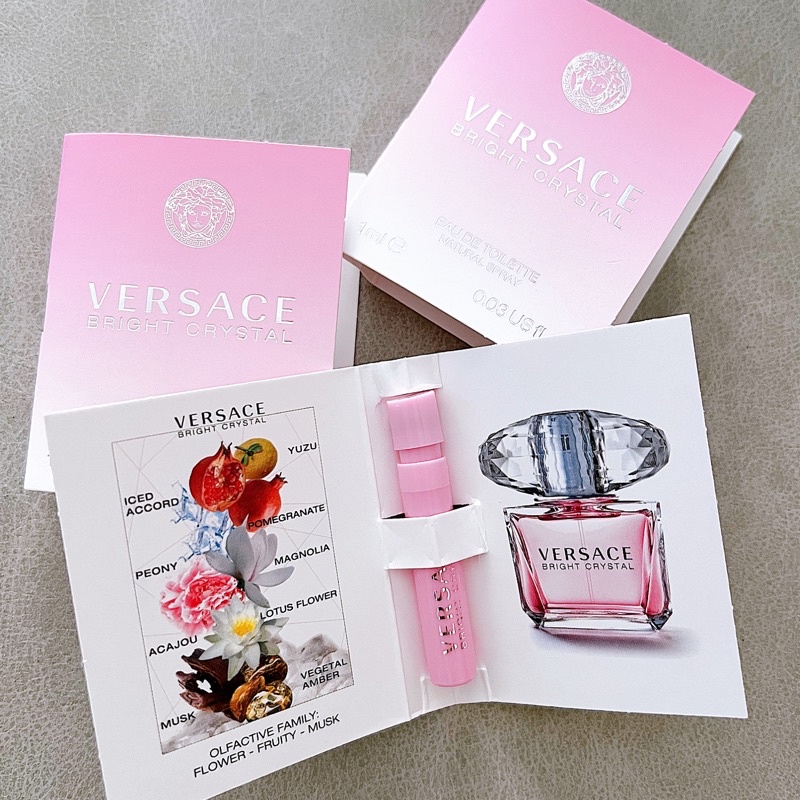 Vial Nước Hoa Nữ Versace Bright Crystal