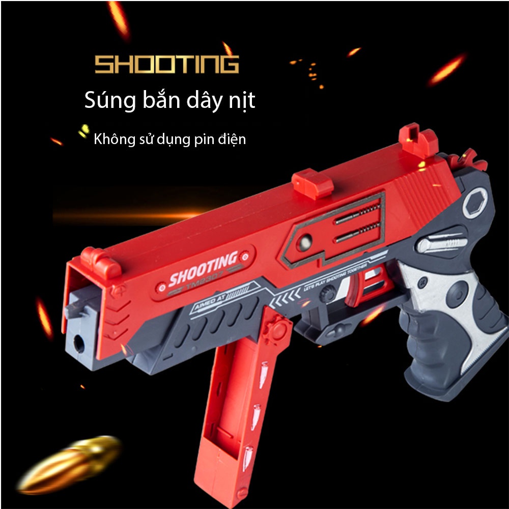 Đồ chơi bắn nịt dây thun chất liệu nhựa abs Tặng SẴN DÂY NỊT 20