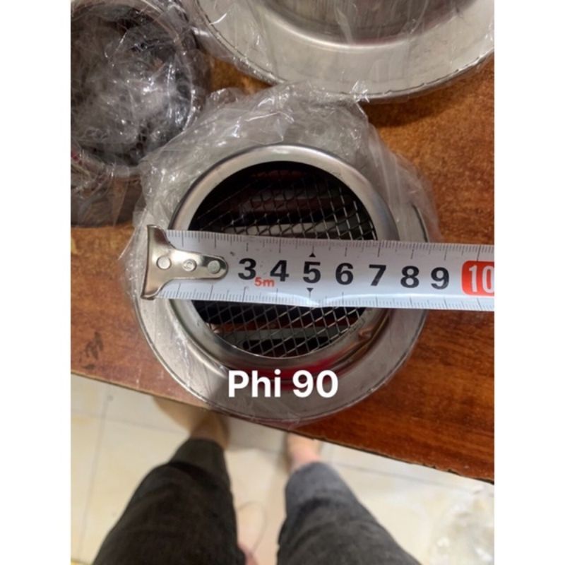 Chụp thông hơi inox phi 150 125 110 90 75