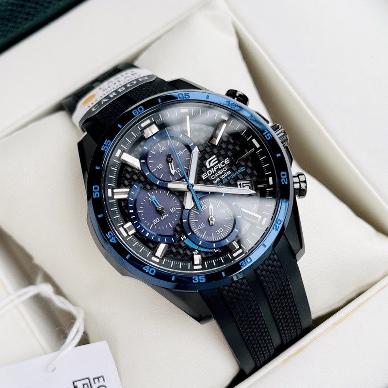 Đồng hồ nam dây cao su Casio Edifice EQS 900PB 1BVUDF