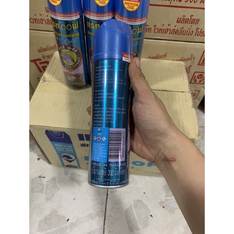 Chai Xịt Đuổi Chuột RAT OFF ANTI RAT SPRAY 200ml - Thái Lan