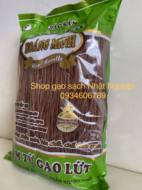 1kg Bún Gạo Lứt Đỏ Hoàng Minh (Bún Khô Sạch Tốt Cho Sức Khoẻ) | BigBuy360 - bigbuy360.vn