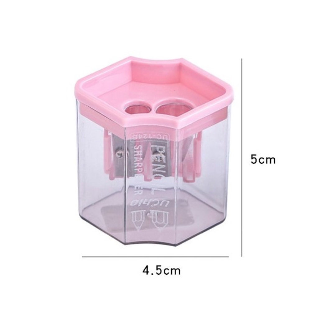 Gọt bút chì mẫu Trong suốt Pison dễ thương có thể tháo rời, chuốt chì cao cấp - 1 cái