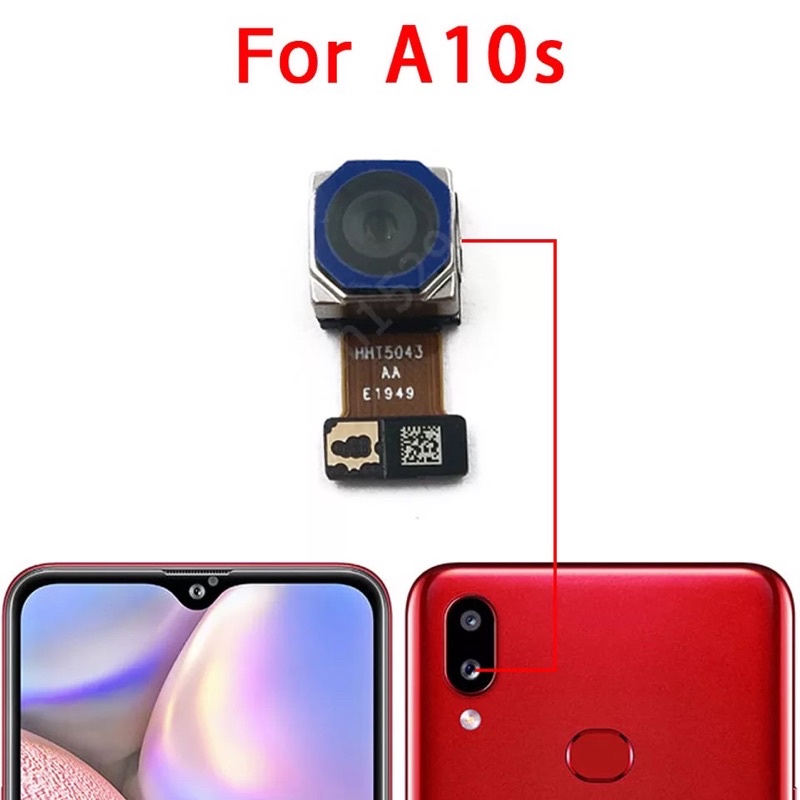 Camera sau Samsung A10s A107f zin new hãng mắt trên
