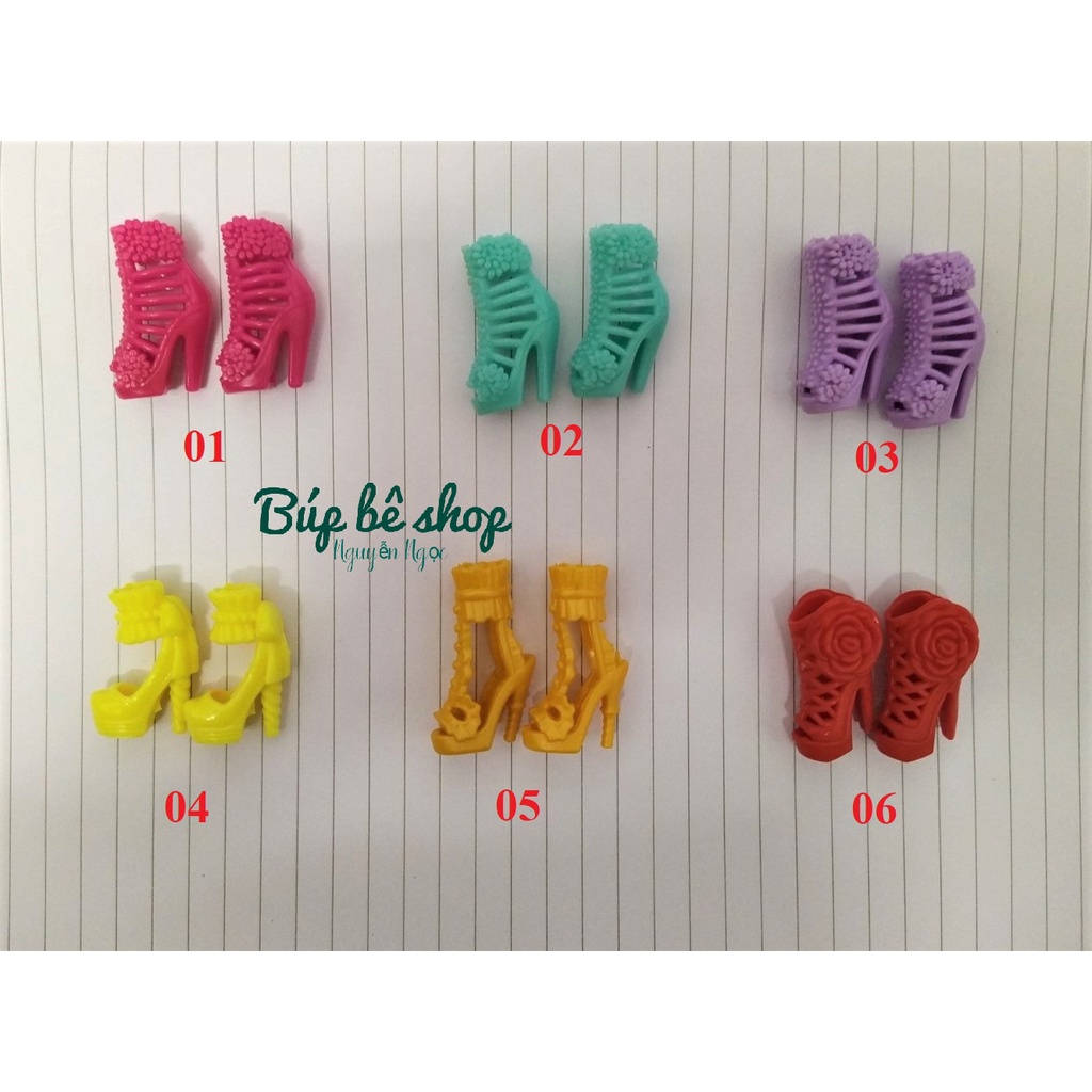 1 - Giày búp bê Barbie, búp bê 30 cm