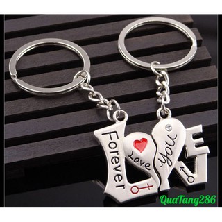 Móc chìa khóa đôi Love you forever - giá sỉ