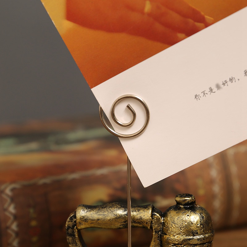 Kẹp Ảnh / Giấy Ghi Chú Phong Cách Retro