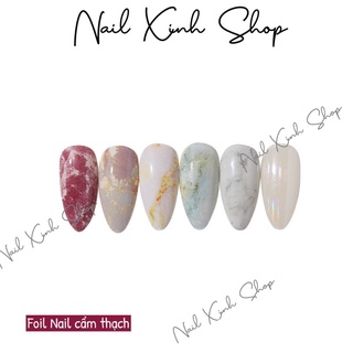 [ NEW] Giấy Foil Dán Móng Tay Họa Tiết Đá Cẩm Thạch - Nail Xinh Shop