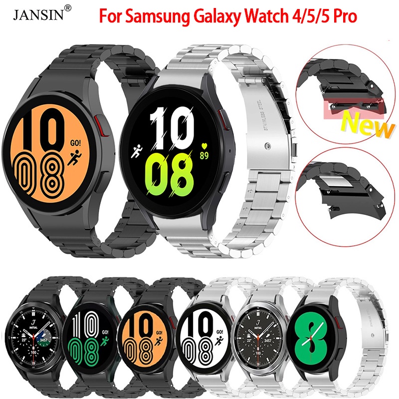 galaxy watch 5 5 pro Dây đeo bằng thép không gỉ cho đồng hồ Samsung Galaxy Watch 5 4 45mm 40mm 44mm 42mm 46mm