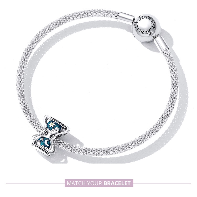 Mặt dây BAMOER Bạc 925 hình mặt trời và mặt trăng độc đáo thời trang cho nữ