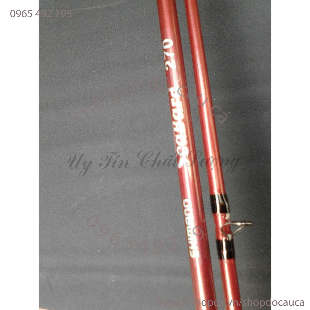 Cần câu cá shimano scabard 2 khúc đặc 2,7m cực khỏe siêu rẻ tặng chuông báo cá ( rẻ vô địch )