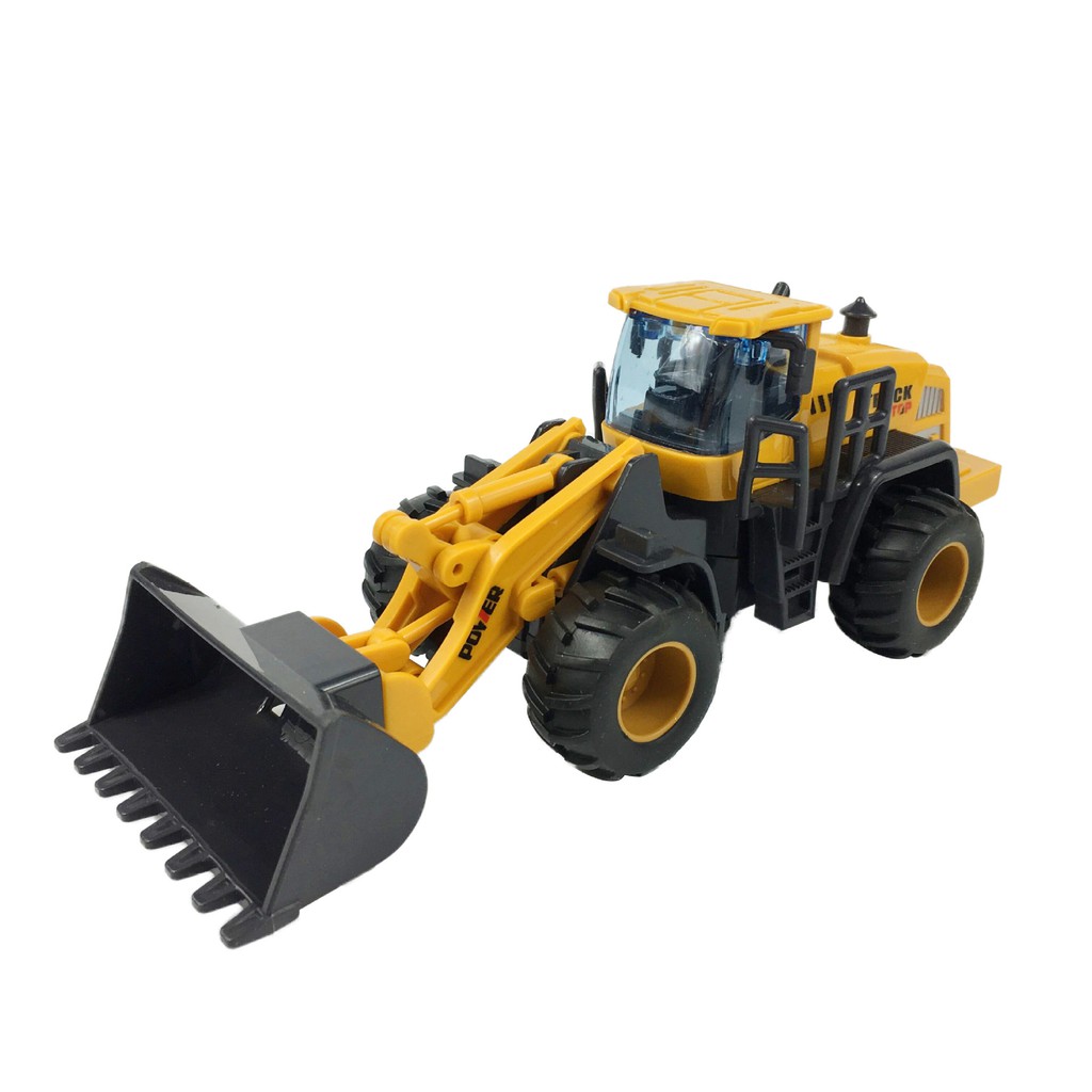 Mô hình xe đồ chơi, xe ủi &amp; xe xúc chất liệu nhựa an toàn cho bé, kích thước lớn
