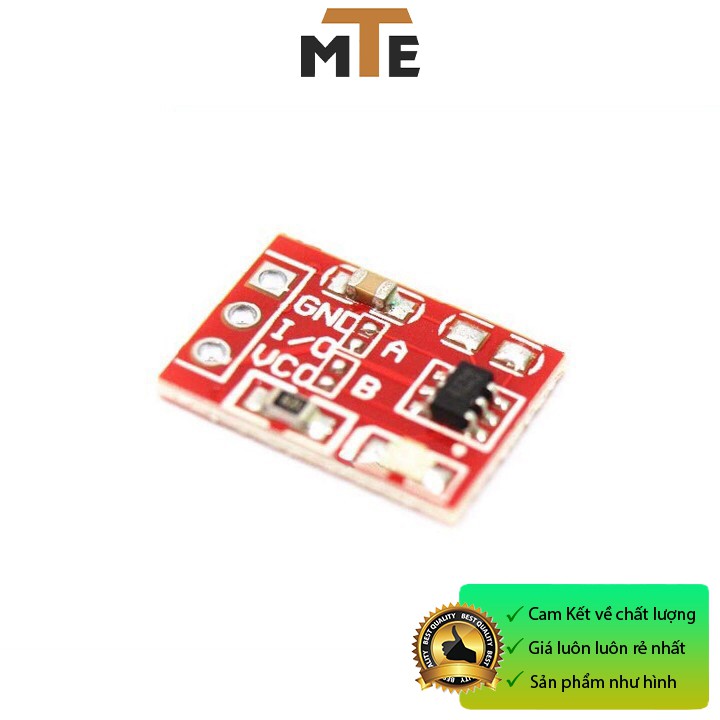 Module cảm biến chạm TTP223 đỏ - Touch sensor cảm ứng điện dung