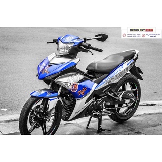 Tem trùm exciter 150 xanh GP tiger, tem exciter 150, team trùm exciter 150, tem xe exciter 150, team trùm ex 150, team