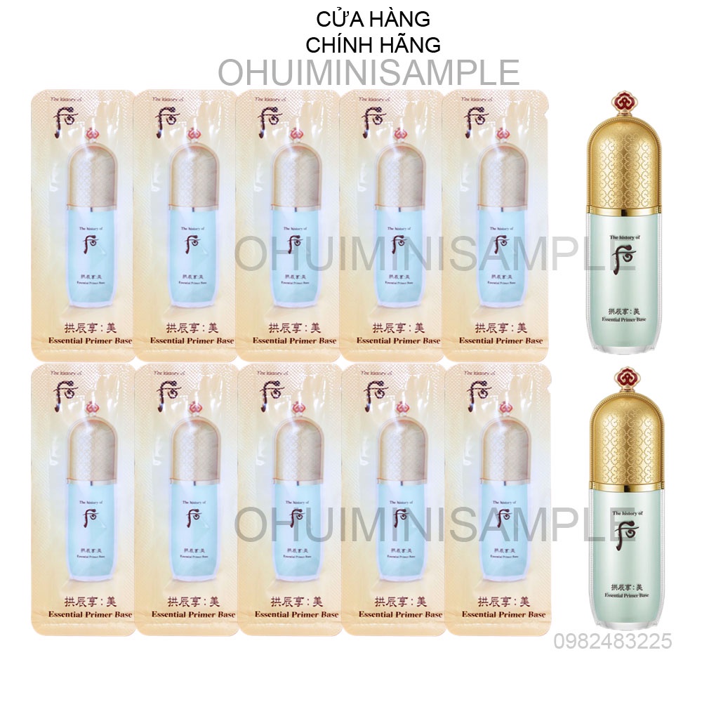 Gói sample kem lót che khuyết điểm kiềm dầu Whoo Mi Essential Primer Base