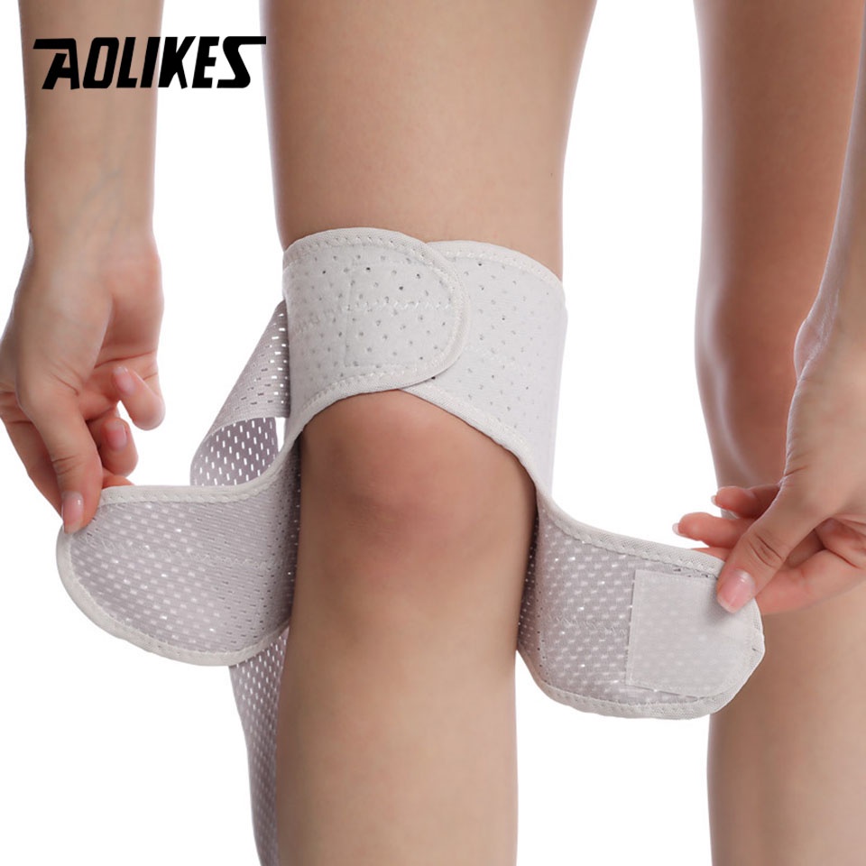 AOLIKES Cặp băng quấn bảo vệ đầu gối hỗ trợ nâng tạ / chạy bộ / bóng rổ cho nam nữ