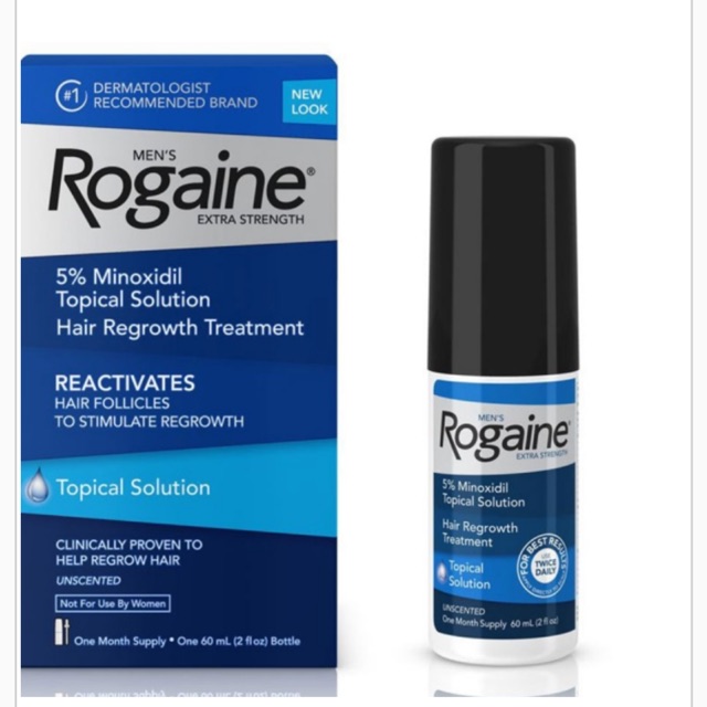 Dung dịch mọc tóc nam Rogaine Minoxidil 5% Extra Strength 60ml