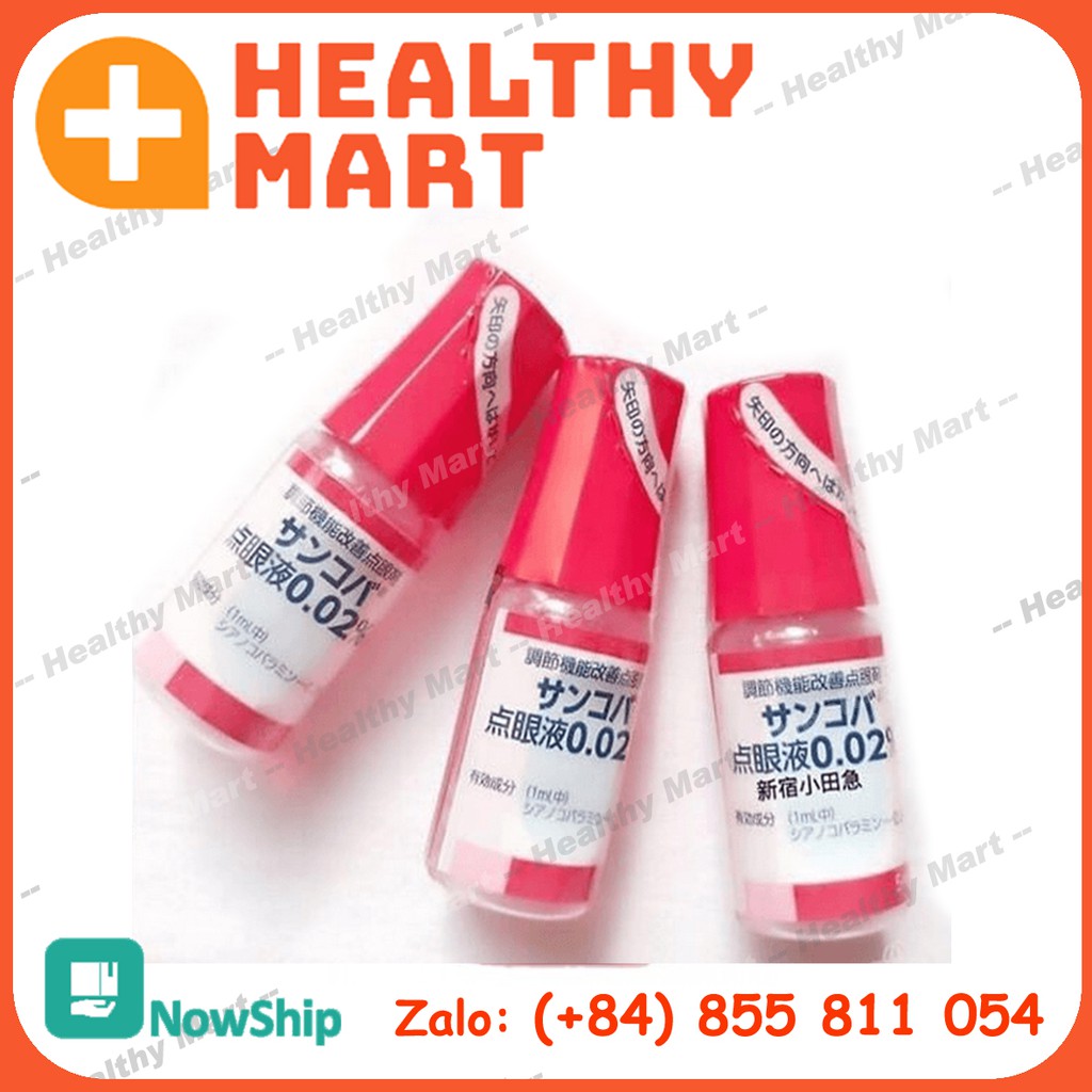 ✔️️️SANCOBA Nhật Bản 5ml [Nhập Khẩu Chính Hãng ] Nhỏ Mắt Phục Hồi Thị Lực, Chống Cận Thị, Đau Mỏi Mắt