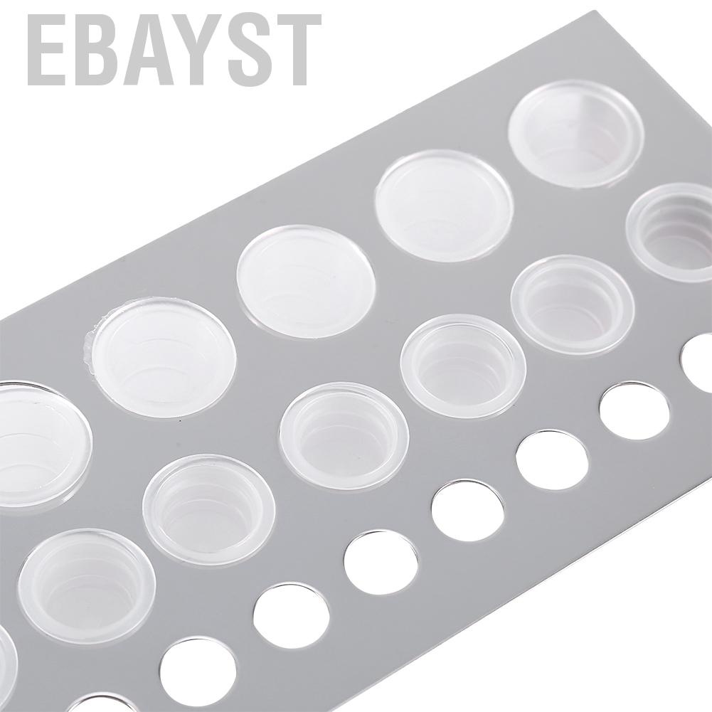 Set 100 nắp nhựa trong chuyên dụng đựng mực xăm