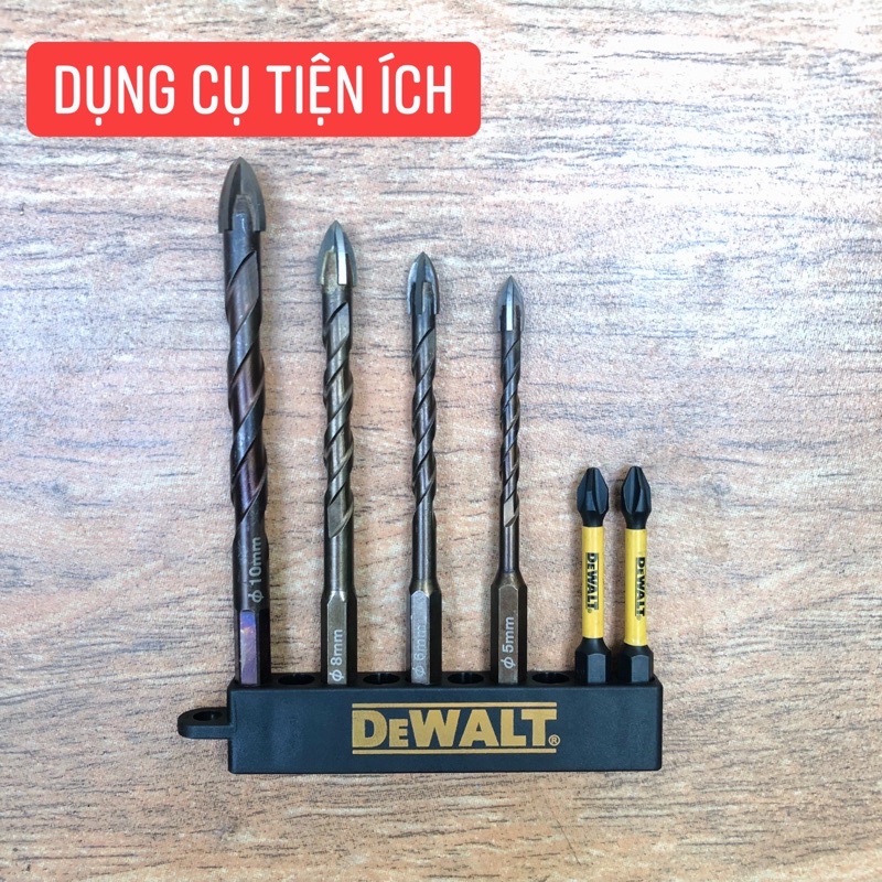 Bộ Mũi khoan đa năng Cao Cấp kèm Mũi bắn vít Dewalt