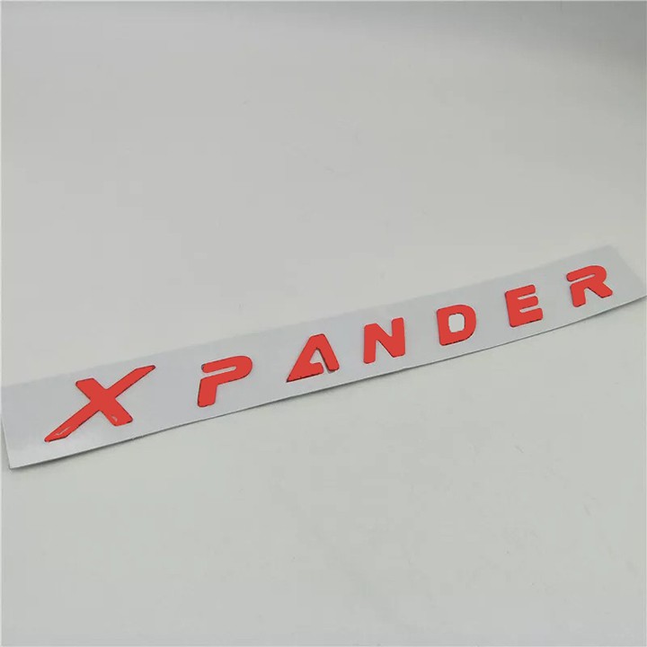 Chữ nổi Xpander dán capo xe ô tô