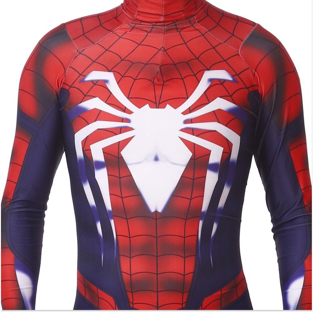 Bộ Trang Phục Spider Man Bộ Đồ Liền Thân Co Giãn Vải Lycra Người Nhện Với Mặt Nạ Trang Phục Halloween Cho Bữa Tiệc Hóa T