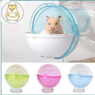 Nhà tắm hình cầu gắn lồng cho hamster