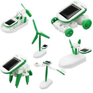 Bộ Robot Kit lắp ghép pin năng lượng mặt trời 6 in 1