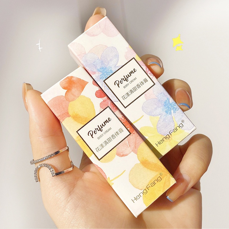 [Hàng mới về] Kem dưỡng thể hương hoa anh đào ngọt ngào Hengfang dành cho nữ sinh