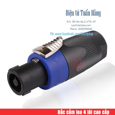 Rắc Cắm Loa Bốn Lõi(1 đôi)