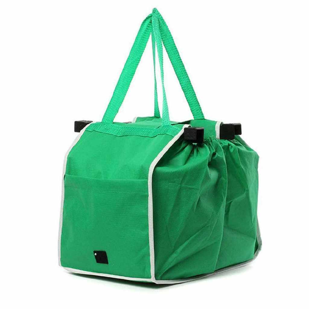 Supermarket Shopping Bag Trolley Large Foldable Reusable Grocery Cart