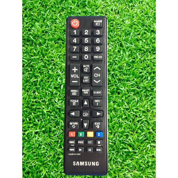 Điều Khiển TiVi SamSung BN59-01199F Nút SmartHub chính hãng zin theo máy - Tặng kèm pin chính hãng