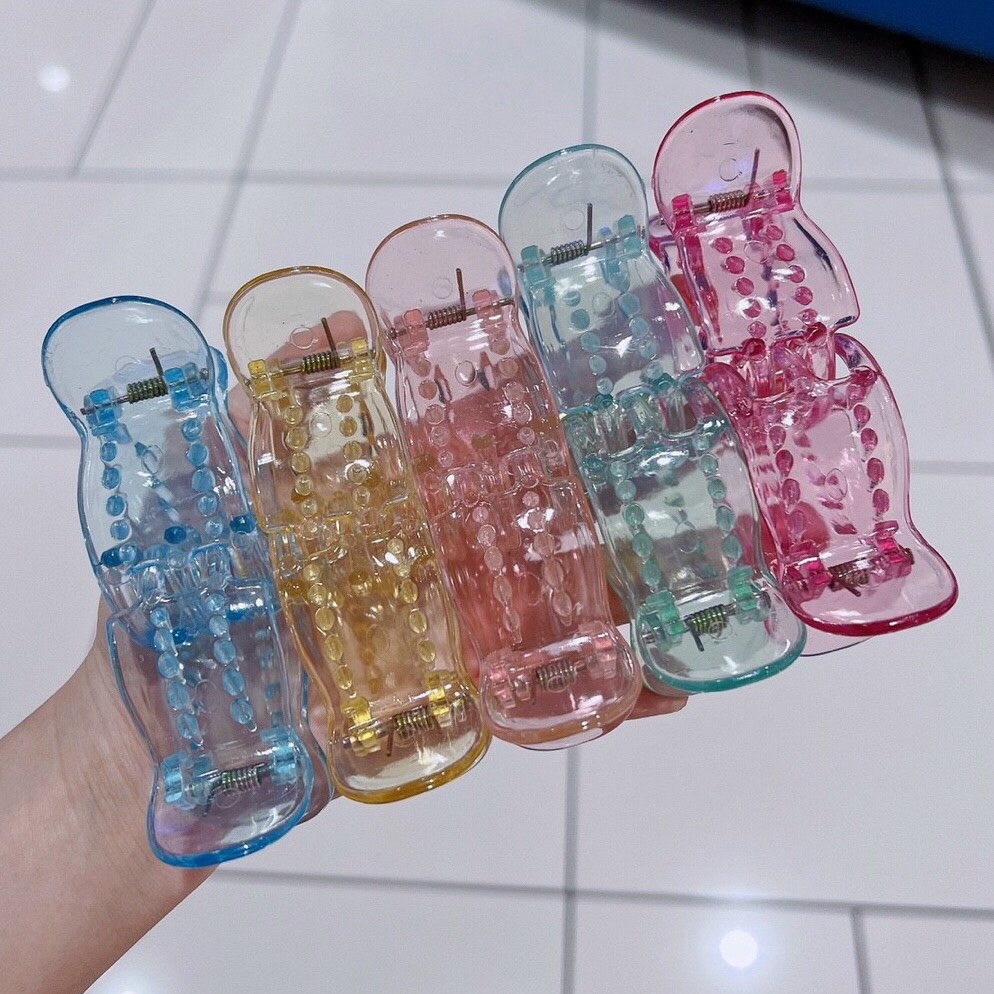 Kẹp Tóc Càng Cua 3 Răng 5 Răng Loại 1 Nhiều Màu