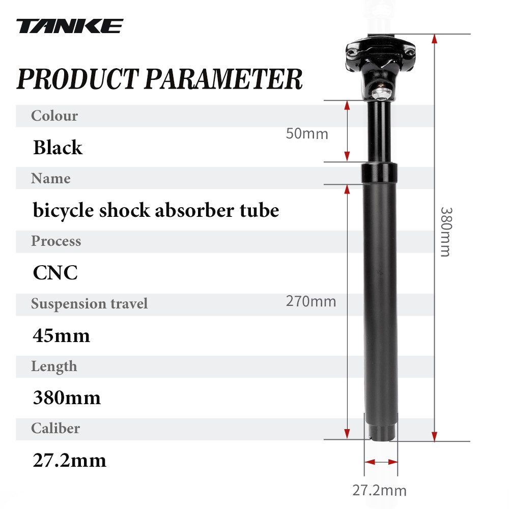 Phuộc giảm xóc TANKE 27.2mm cho xe đạp leo núi
