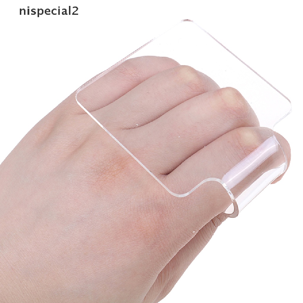 [nispecial2] Makeup Palette Acrylic Clear Nail Art Manicure Polish Mixing Painting Color Tool [new]