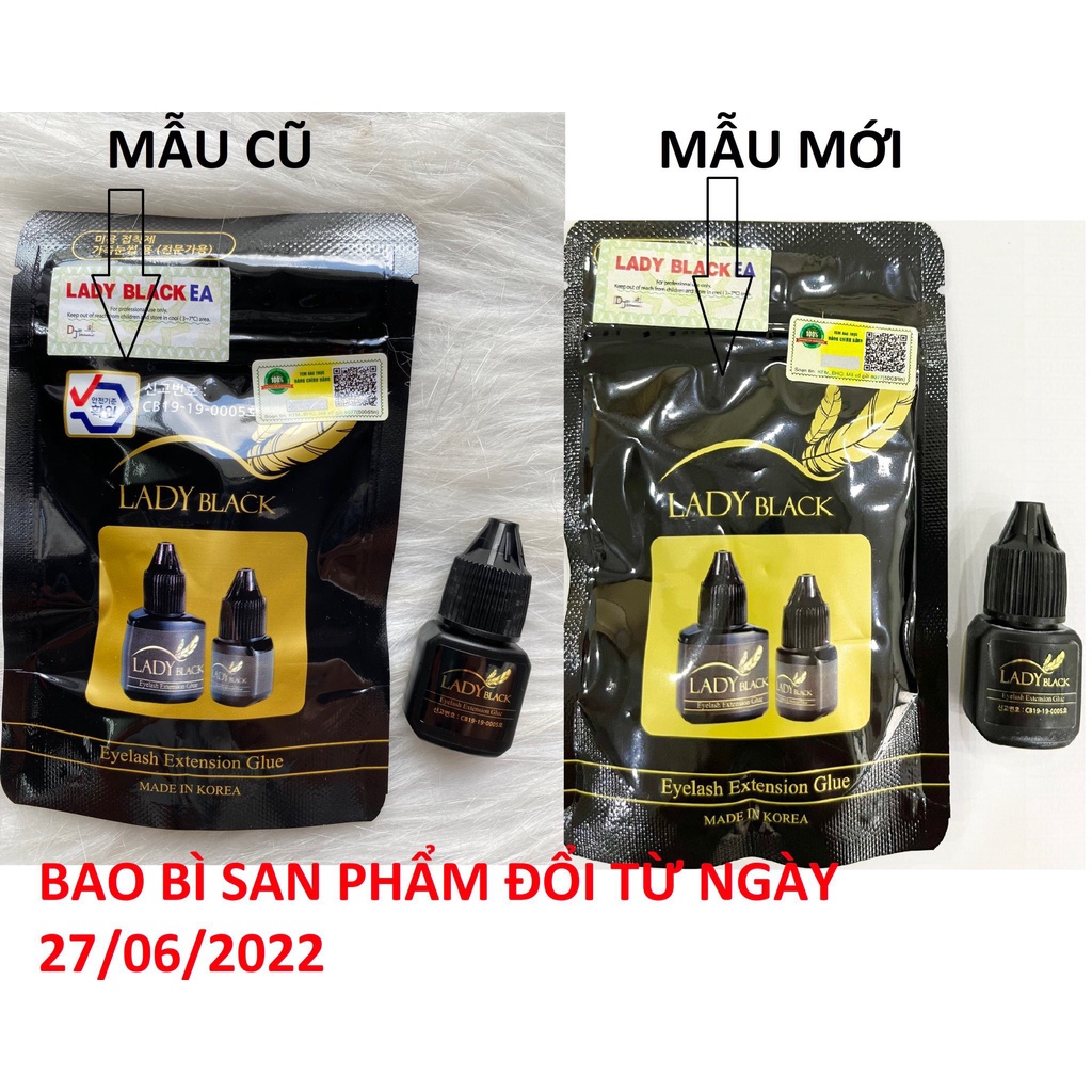 Keo nối mi Lady black, tạo fan  .dụng cụ nối mi mr Tuấn.
