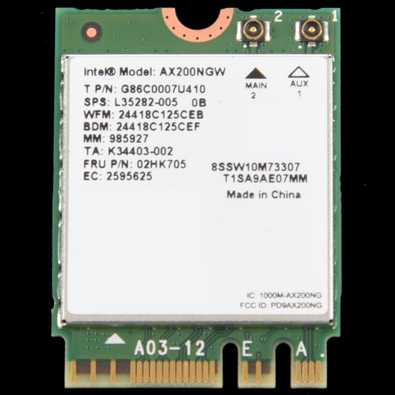 INTEL Card Wifi Không Dây Ax200Ngw 2.4gbps 802.11ax Ax200 Cho Windows 10 | BigBuy360 - bigbuy360.vn