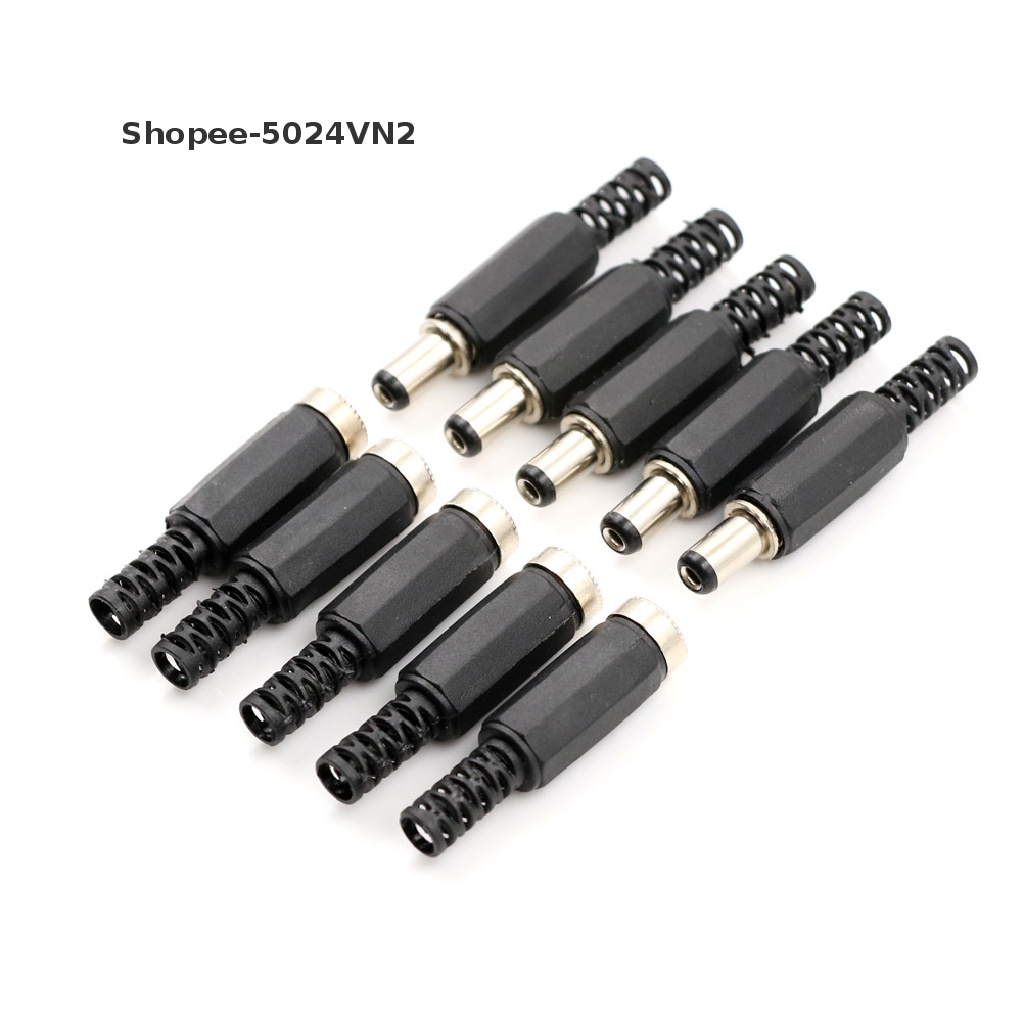 Set 10 Phích Cắm DC 5.5x2.1mm Đa Dụng Chất Lượng Cao